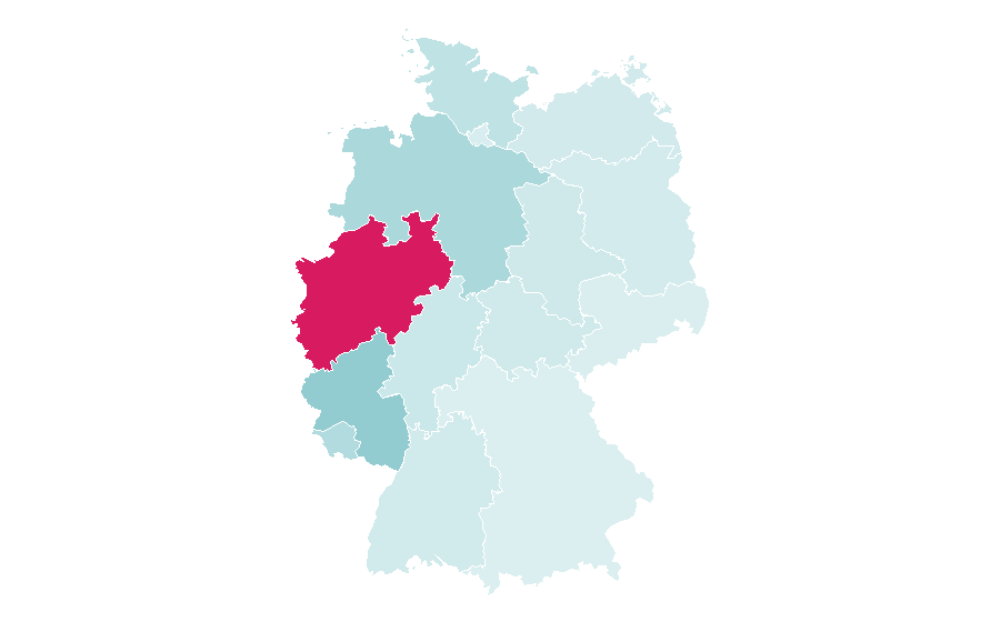 Affinity by region — Tiere suchen ein Zuhause, Germany