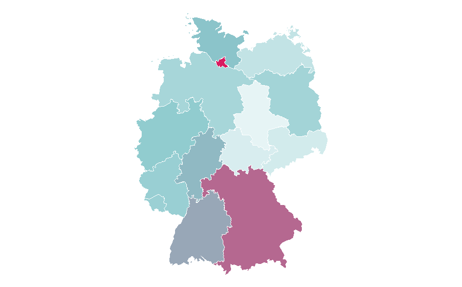 Affinity by region — Tikamoon, Germany