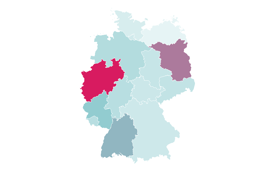 Affinity by region — Tim Kleindienst, Germany