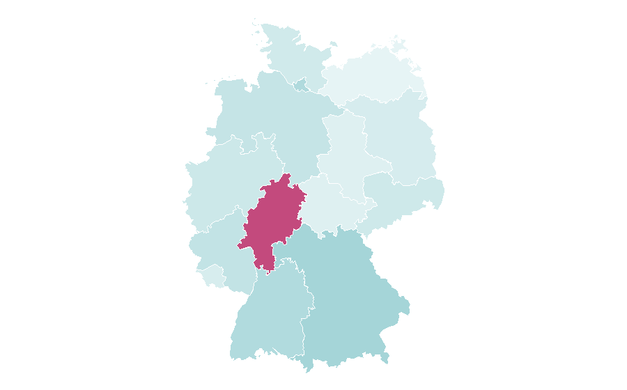 Affinity by region — Time (magazine), Germany