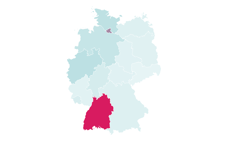 Affinity by region — Time Out (magazine), Germany