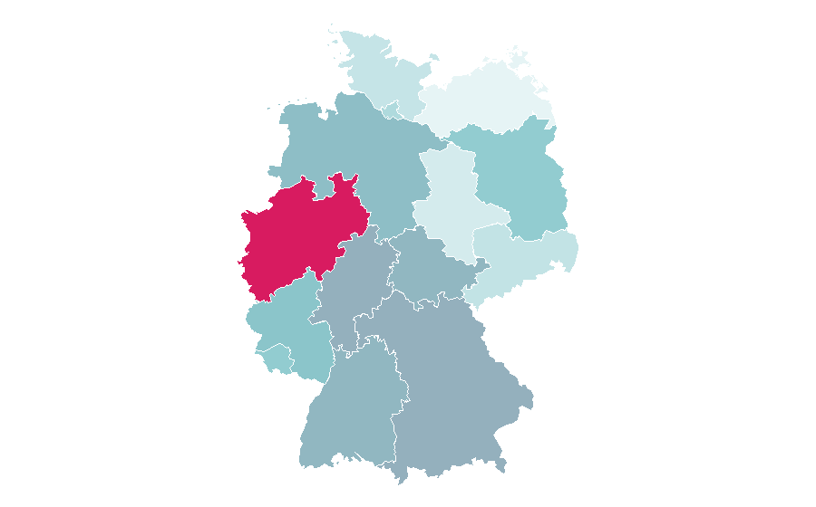 Affinity by region — Times Square, Germany