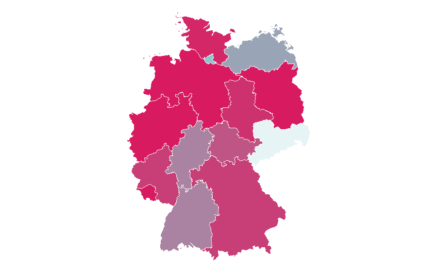 Affinity by region — Timothy Dalton, Germany