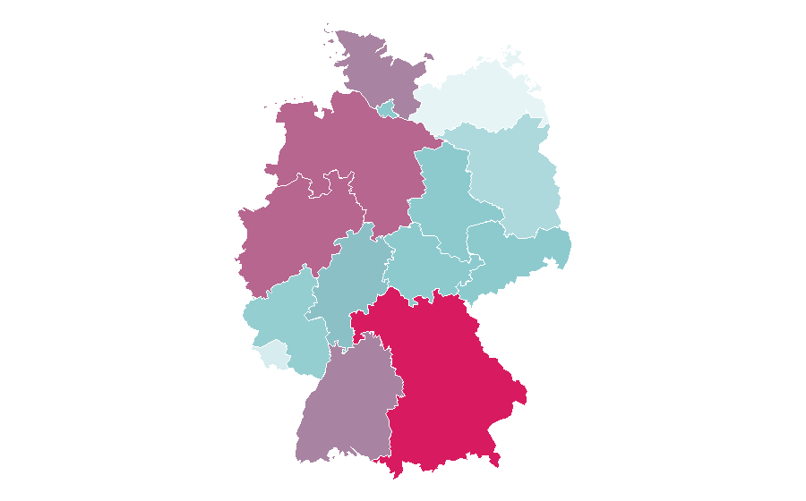 Affinity by region — Tinnitus, Germany