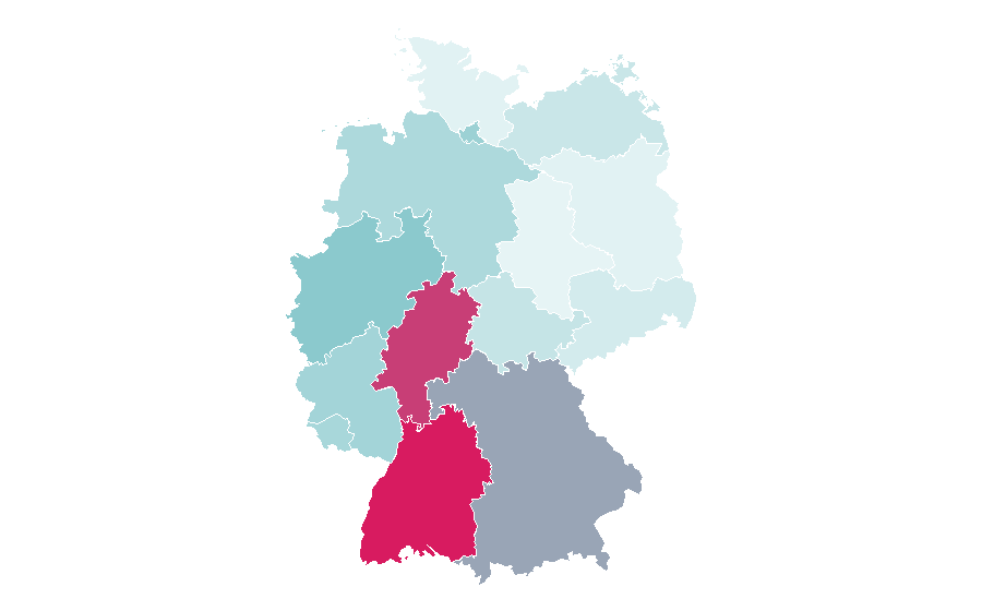 Affinity by region — TNT (Sweden), Germany