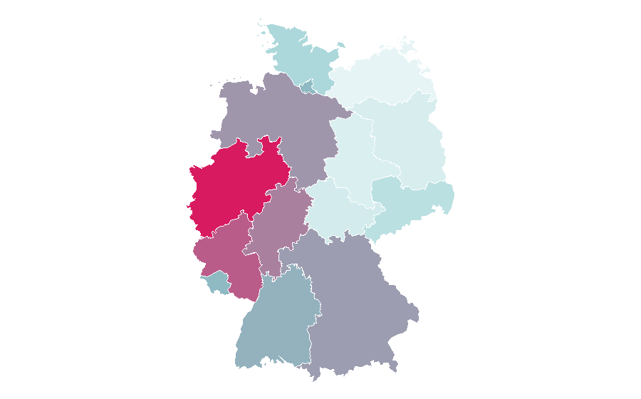Affinity by region — Toad (Mario), Germany