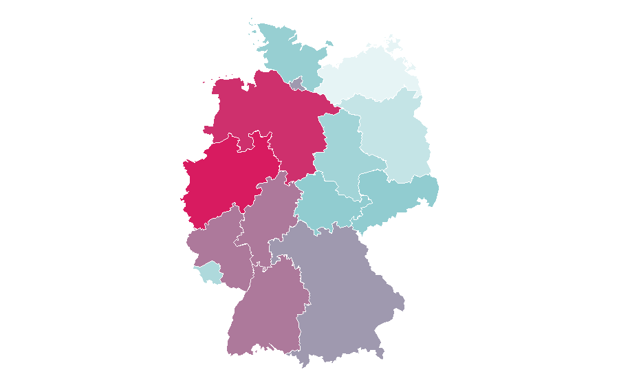 Affinity by region — Toffifee, Germany