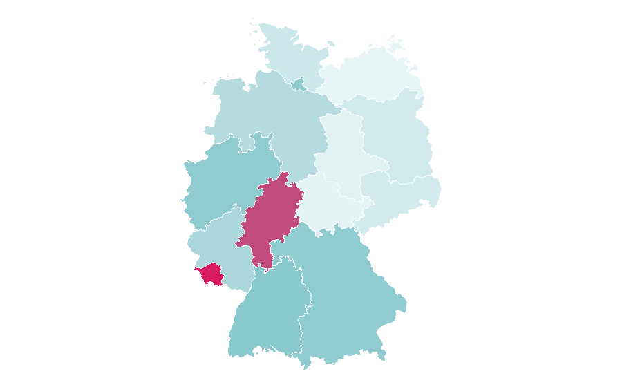 Affinity by region — Tokyo, Germany