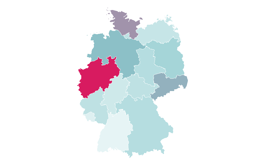 Affinity by region — Tom Felton, Germany