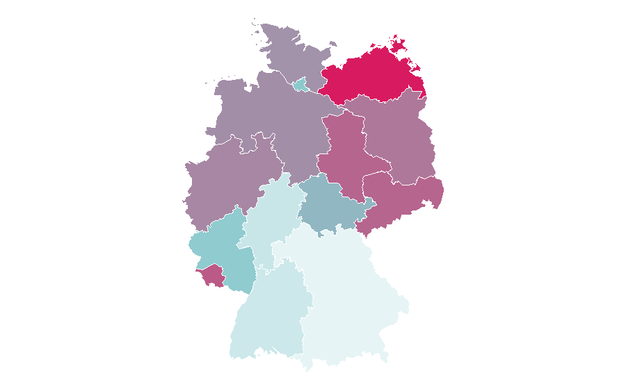 Affinity by region — Tom Gaebel, Germany