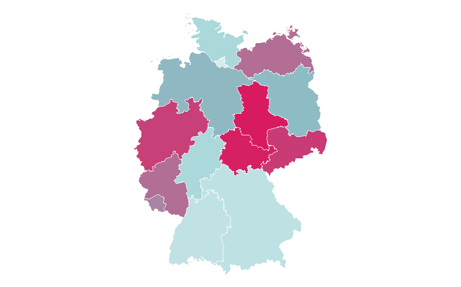 Affinity by region — Tom Gerhardt, Germany