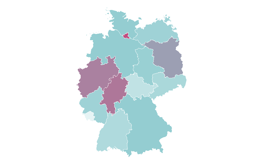Affinity by region — Tom Hardy, Germany