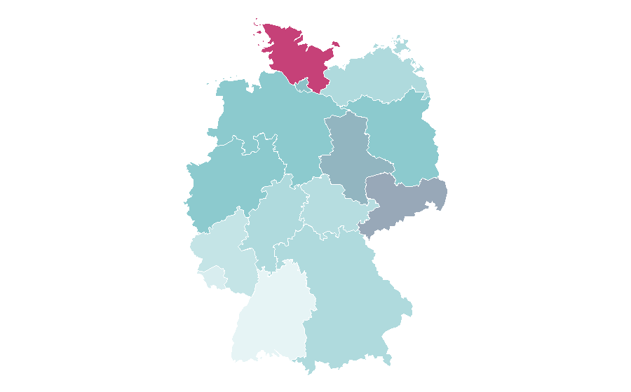 Affinity by region — Tom Hiddleston, Germany