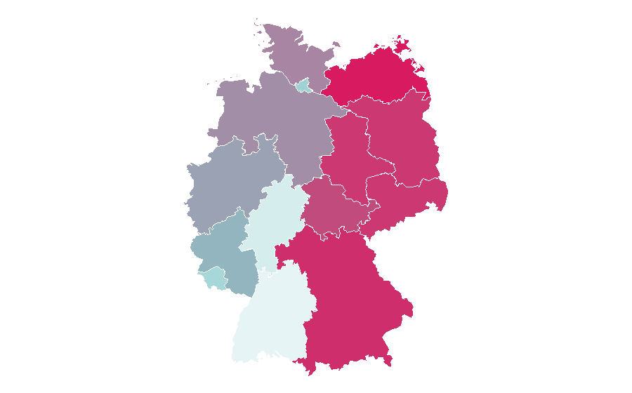 Affinity by region — Tom Hollander, Germany