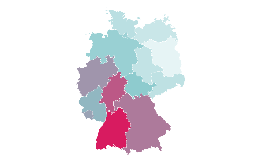 Affinity by region — Tombola (bingo company), Germany
