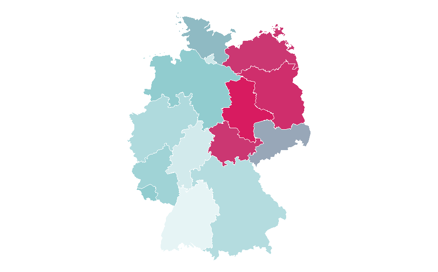 Affinity by region — Tony Curtis, Germany
