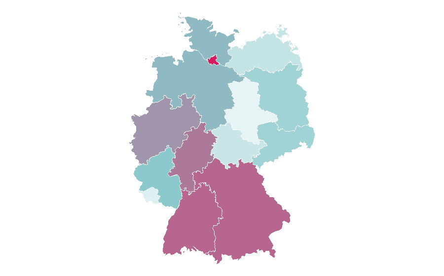 Affinity by region — Too Hot to Handle, Germany