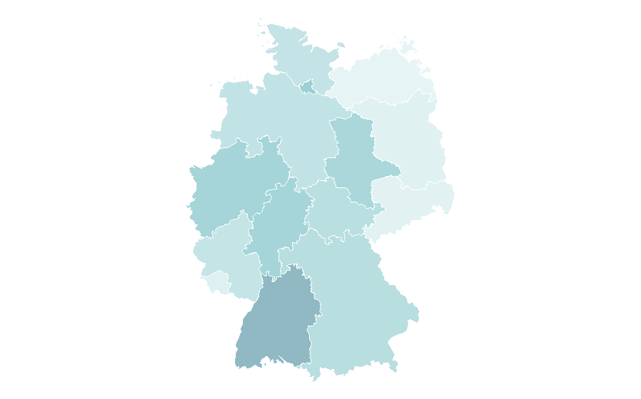 Affinity by region — Top Channel, Germany