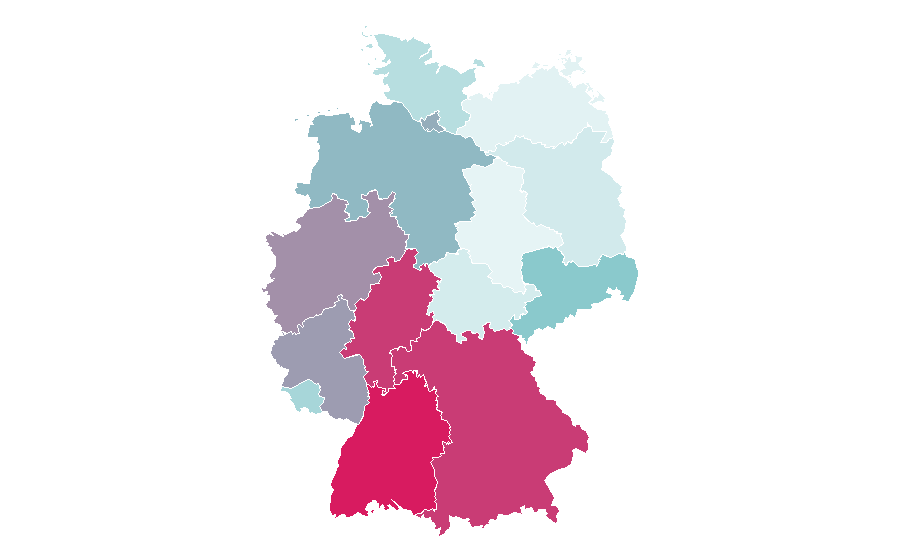 Affinity by region — topolino, Germany