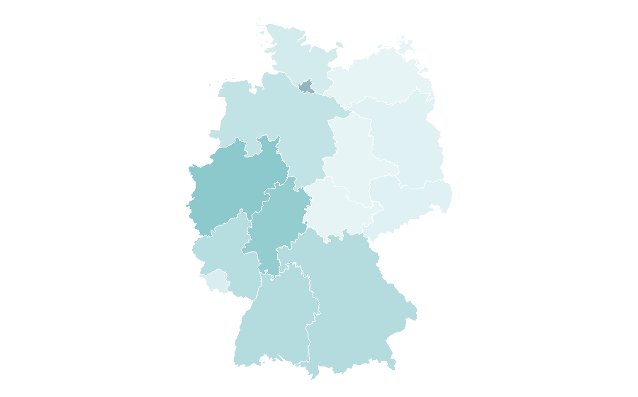 Affinity by region — Toronto Raptors, Germany
