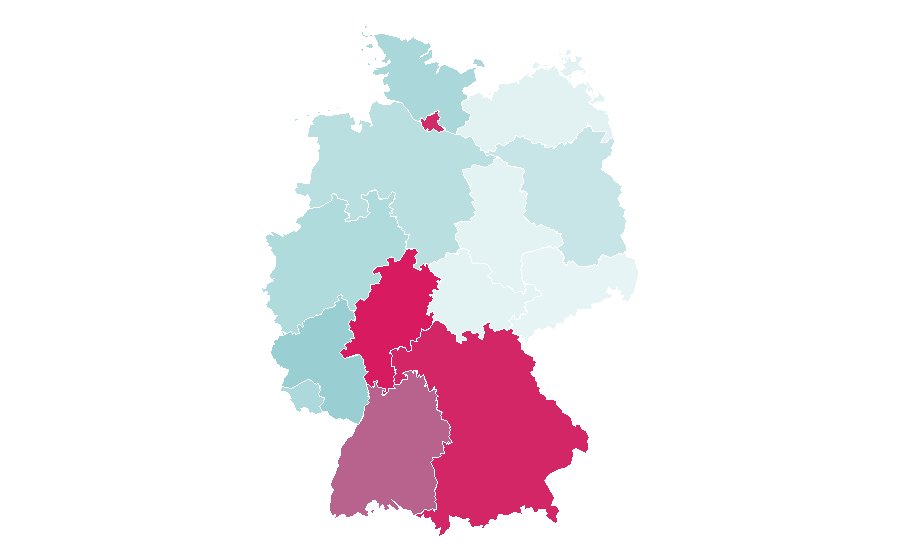 Affinity by region — Tory Burch, Germany