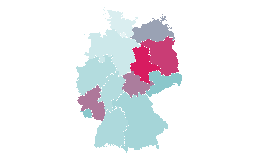 Affinité par région — Total (group), Allemagne