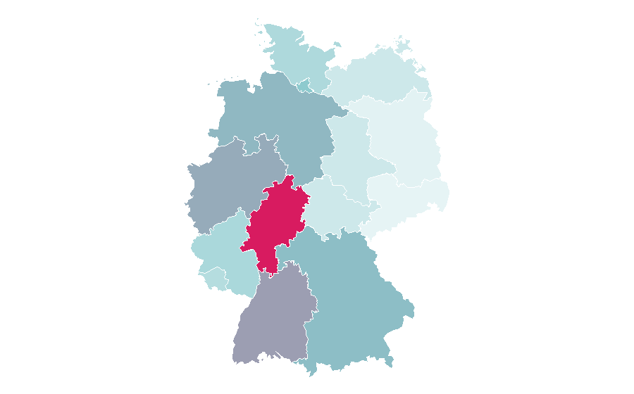 Affinity by region — Total quality management, Germany