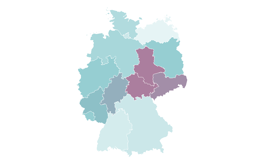 Affinity by region — Total Recall, Germany
