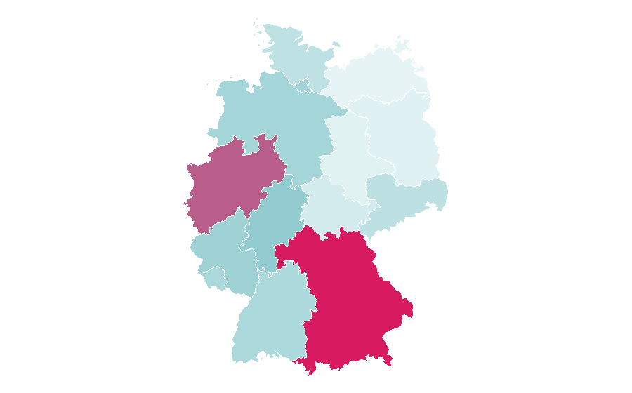 Affinity by region — Totò, Germany