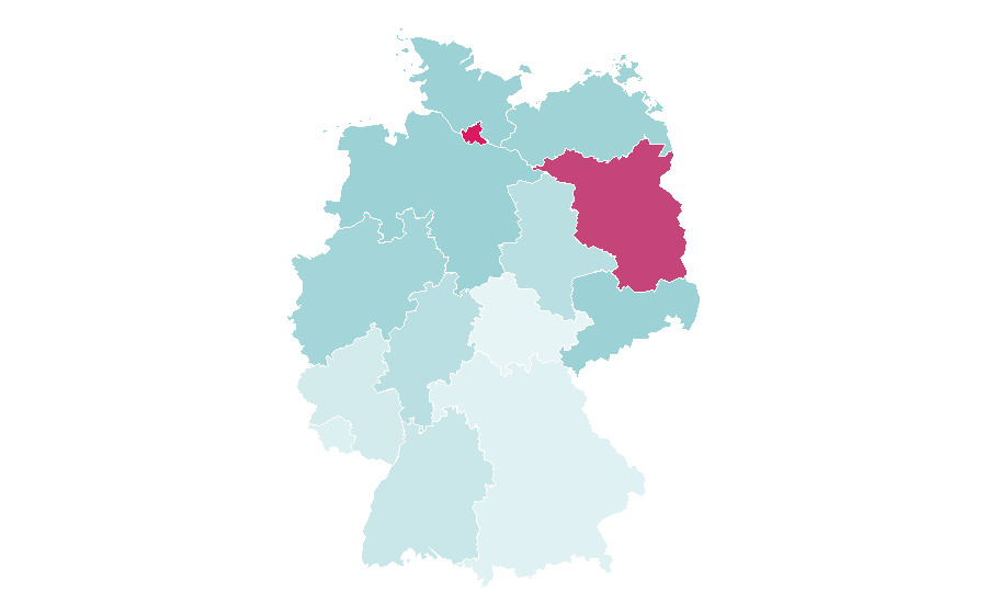 Affinity by region — Tough Mudder, Germany