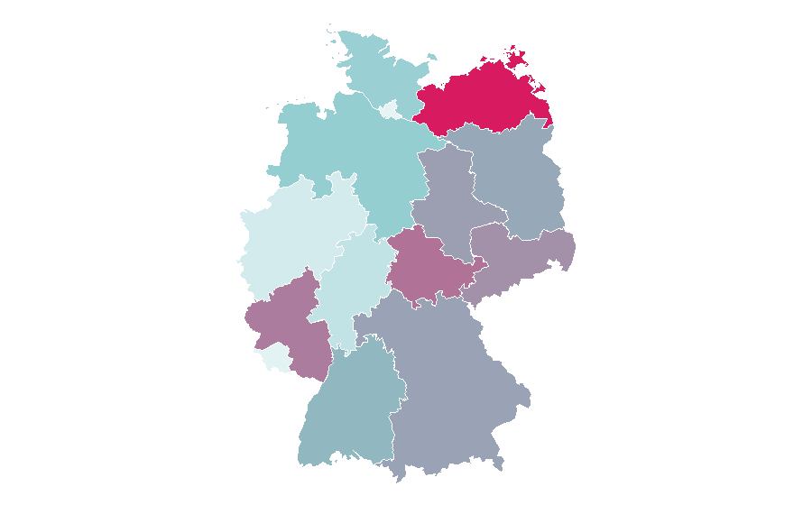 Affinity by region — Tourist attraction, Germany