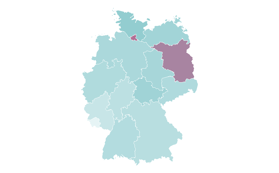 Affinity by region — Toy store, Germany