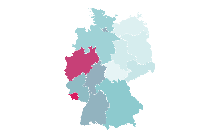 Affinity by region — Toyota Aygo, Germany