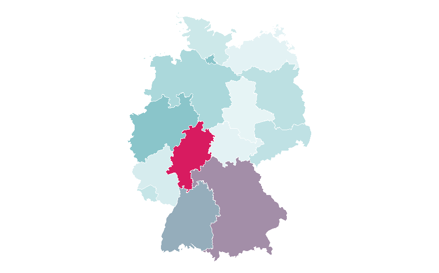Affinity by region — Toyota Camry, Germany