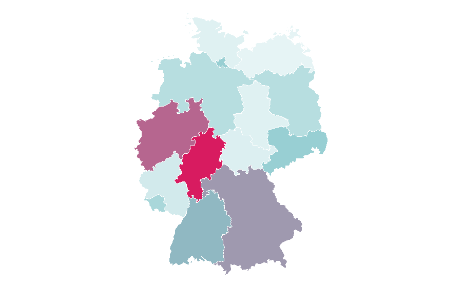 Affinity by region — Toyota Corolla, Germany