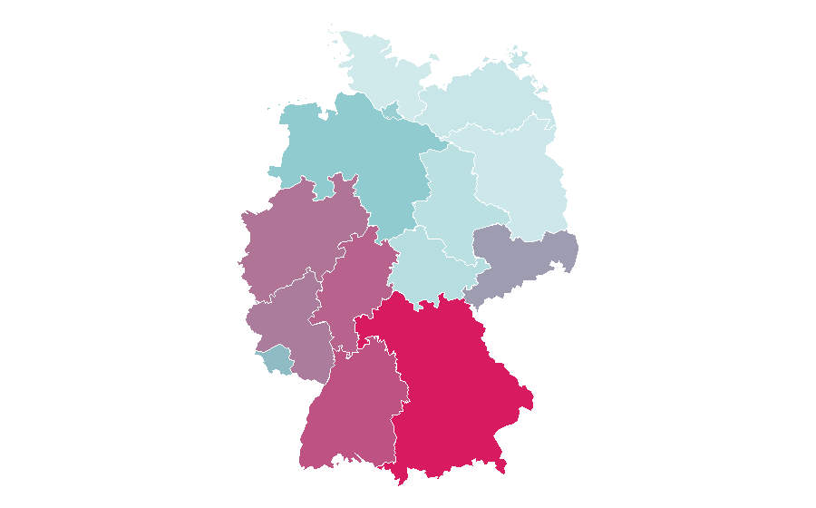 Affinity by region — Toyota Supra, Germany
