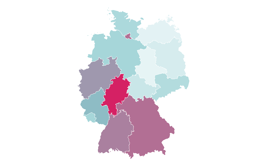 Affinity by region — Track (CD), Germany