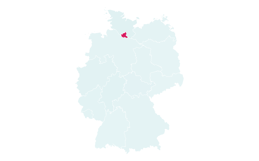 Affinity by region — trader, Germany
