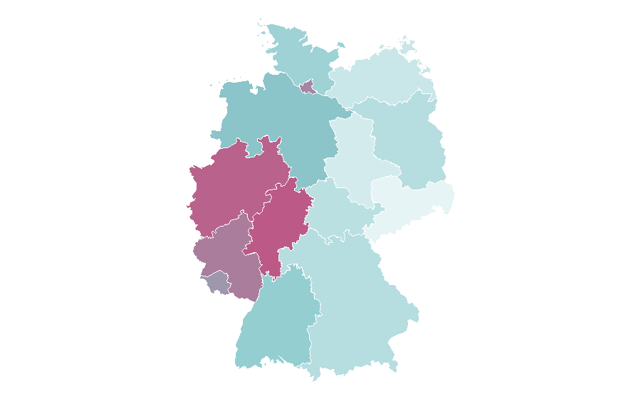Affinity by region — Trading card, Germany