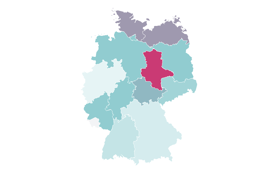 Affinity by region — Traffic code, Germany
