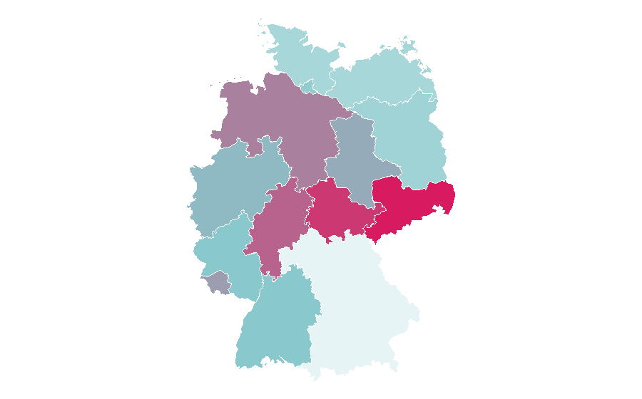 Affinity by region — Tragedy, Germany