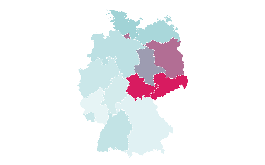 Affinity by region — Train simulator, Germany