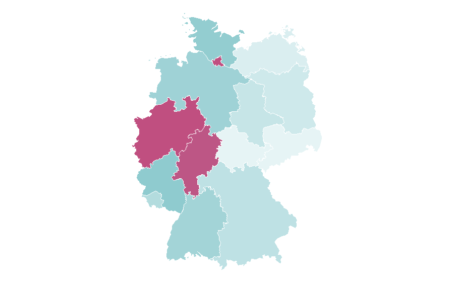 Affinity by region — Training Day, Germany