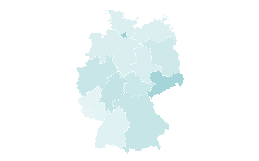 Affinity by region — Trainspotting (novel), Germany