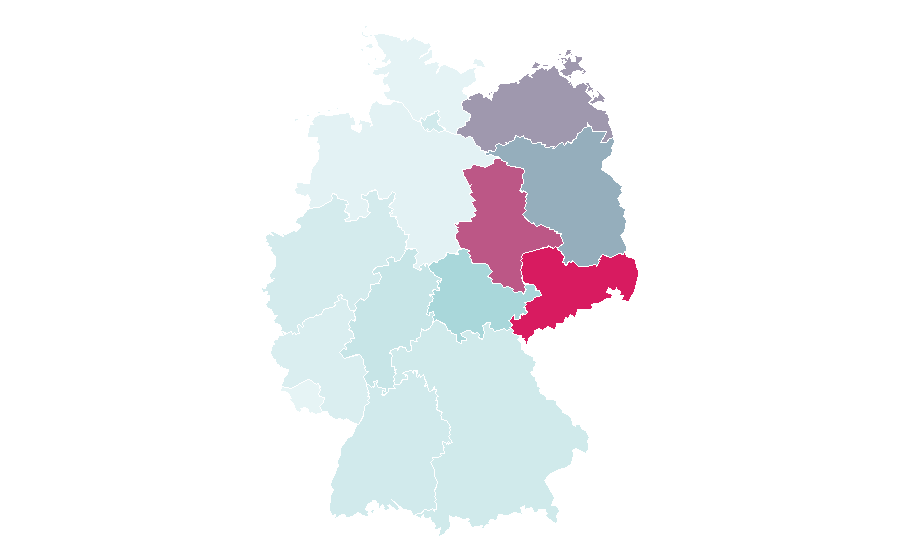 Affinità per regione — Tram, Germania