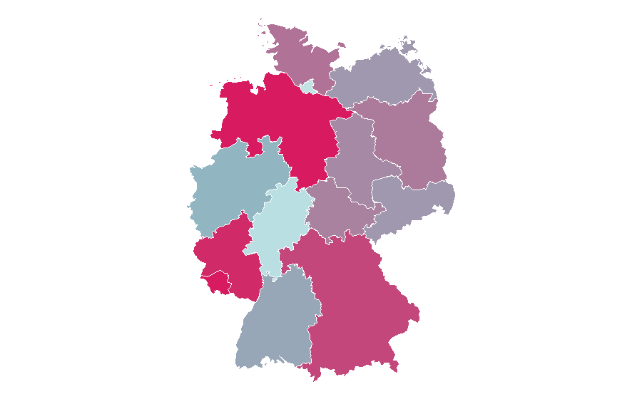 Affinity by region — Trampoline, Germany