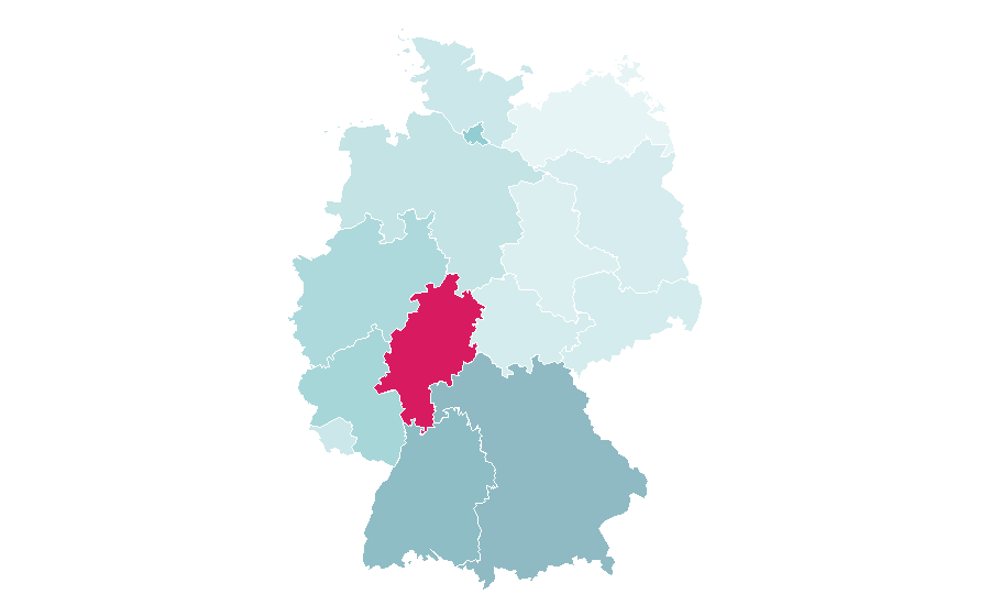 Affinità per regione — Translation, Germania