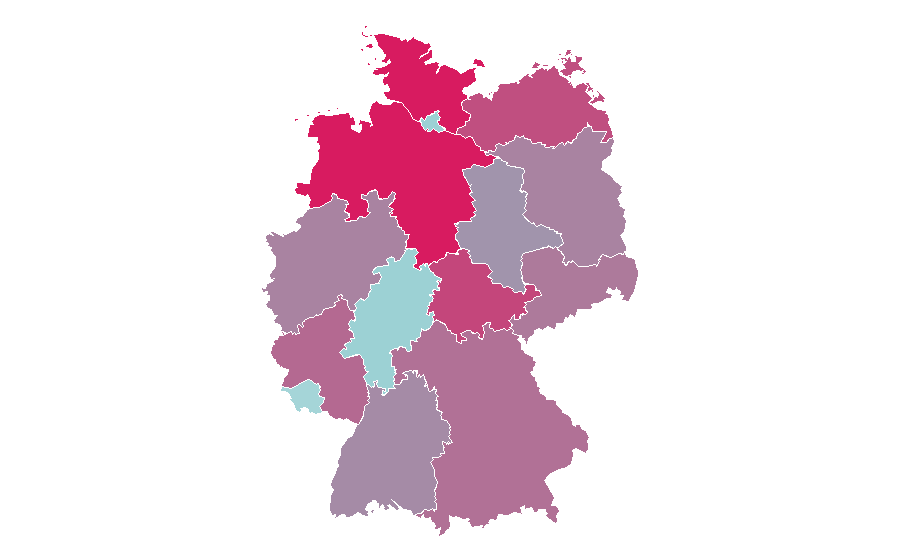 Affinity by region — Traumschiff, Germany