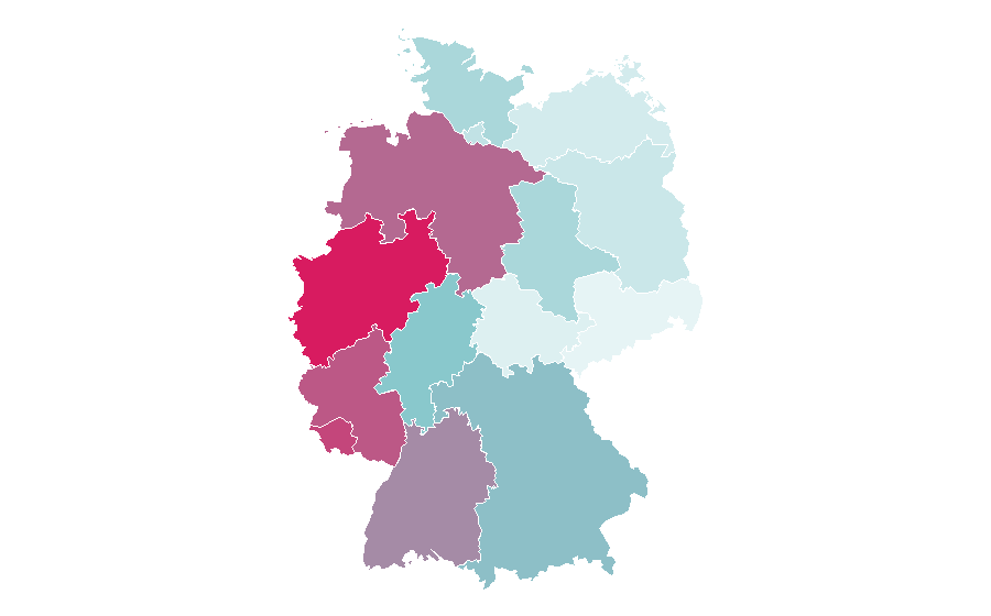 Affinità per regione — Treadmill, Germania