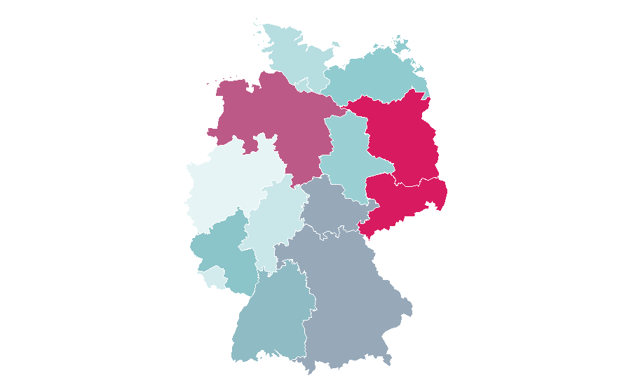 Affinity by region — Treasure hunting, Germany